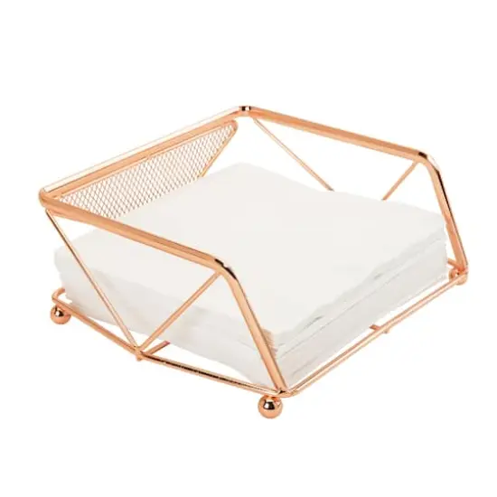 Kitchen Details Geode Napkin Holder Copper {5}