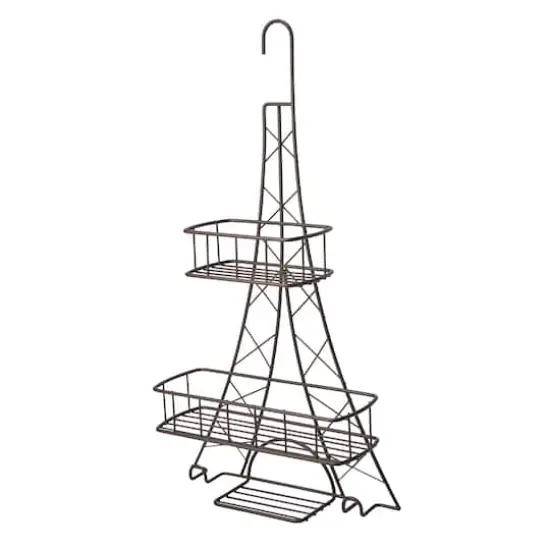 Elle Décor Ville Des Lumieres Collection Eiffel Tower Shower Caddy {1}