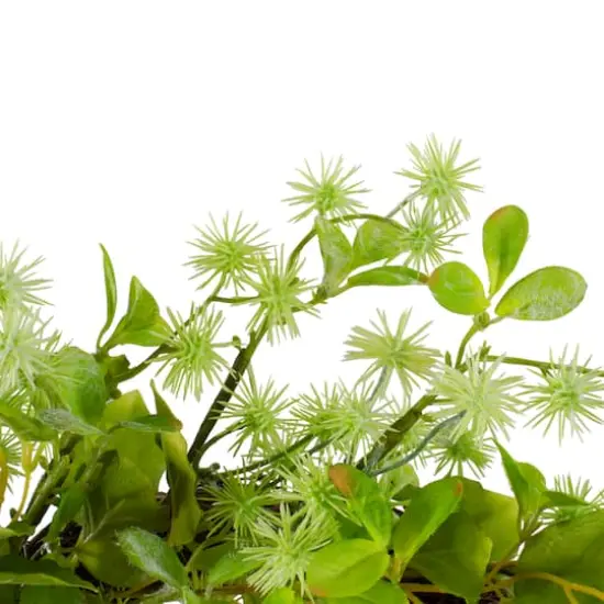 18" Green Jujube Floral & Foliage Springtime Wreath {5}