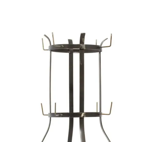 16" & 24" Black Metal Farmhouse Mug Holder Set {6}