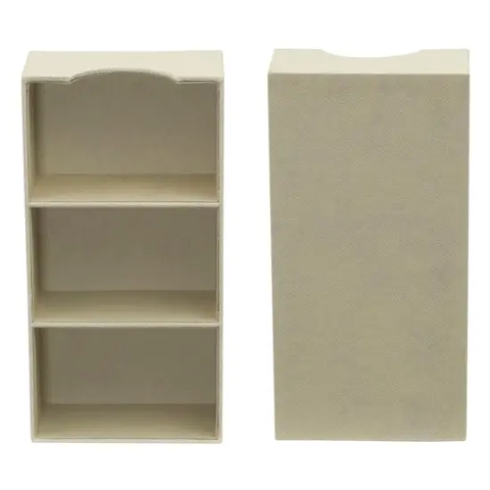 Household Essentials 3-Compartment Drawer Organizers, 2ct. White {10}