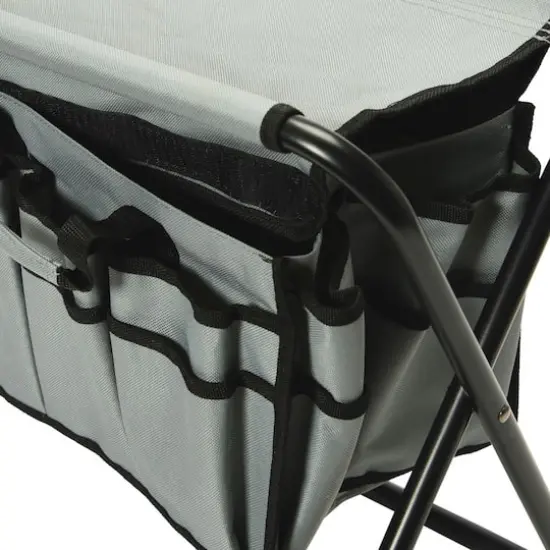 Household Essentials Collapsible Utility Stool Gray {6}