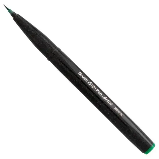 Pentel&reg; Sign Pen&reg; Micro Brush Tip Pen Green {1}
