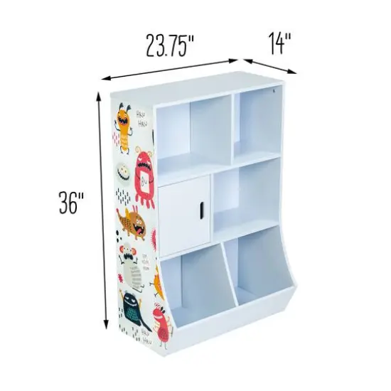 Honey Can Do 36" Kids 6-Cube Storage Caddy {5}