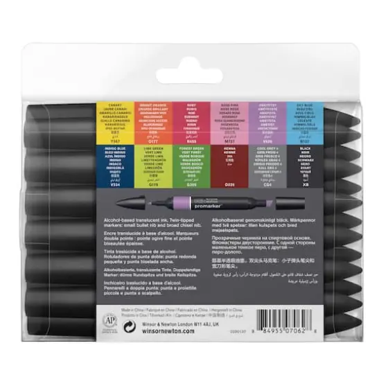 Winsor & Newton&reg; ProMarker&trade; 13 Marker Set, Set 1 {3}