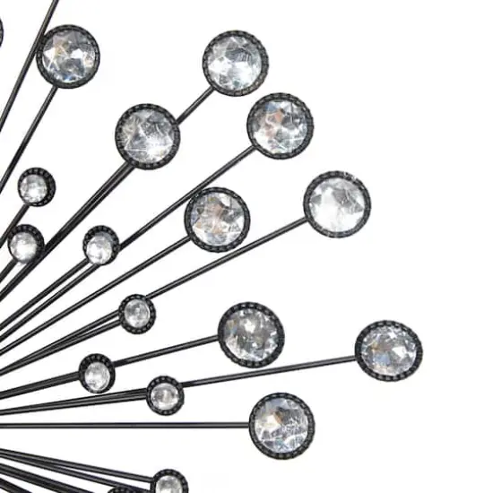 Silver Metal Starburst Modern Wall D&eacute;cor Set {3}