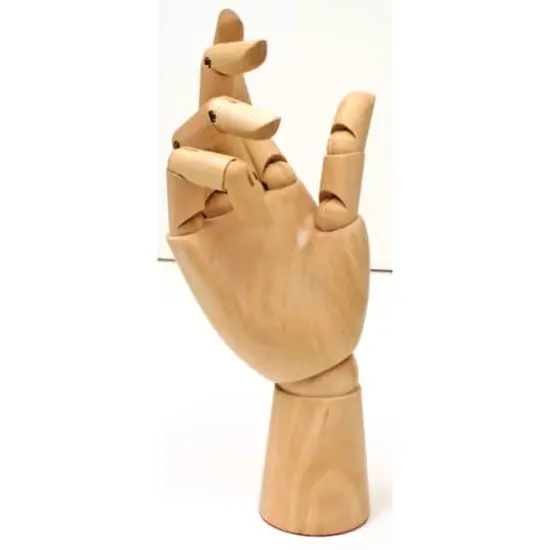 Art Alternatives 7" Articulated Wooden Right Hand {3}