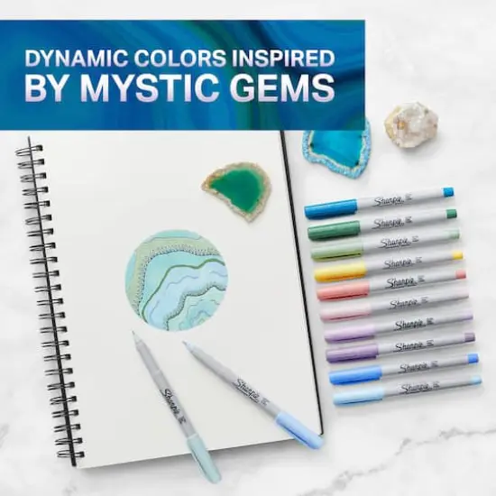 Mystic Gems Sharpie&reg; Ultra Fine Point Permanent Markers, 12ct. {5}