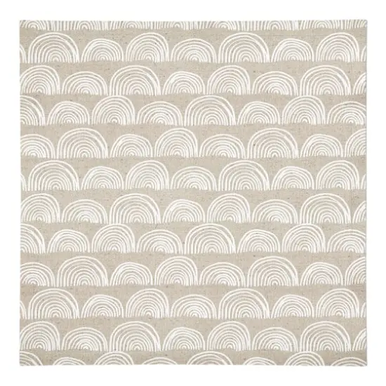 Half Moon Pattern 10" x 10"Cotton Twill Napkin {1}