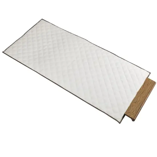 Household Essentials 54" Quilted Table Leaf Storage Bag White {1}