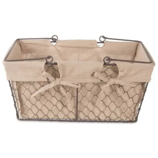DII&reg; Natural Chicken Wire Egg Basket {6}