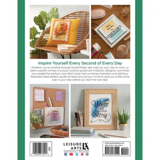 Leisure Arts&reg; Positive Quotes in Cross Stitch Book {3}