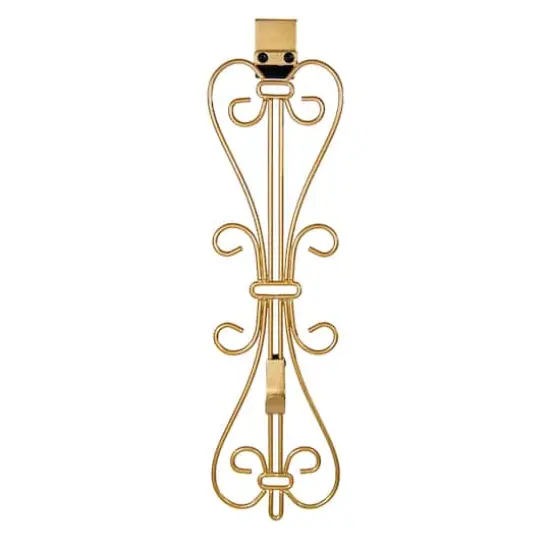 Village Lighting Adjustable Elegant Wreath Hanger Gold {1}