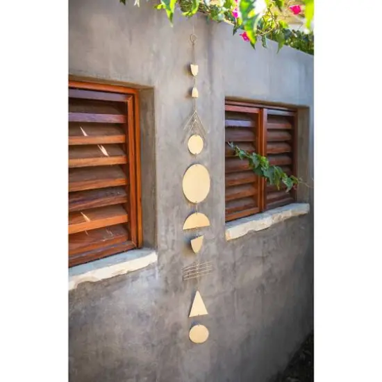 48" Gold Metal Eclectic Wind Chime, 2ct. {9}