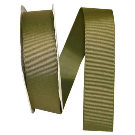 The Ribbon Roll 1.5" x 50yd. Grosgrain Solid Ribbon Olive Drab {1}