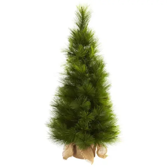 3ft. Pre-Lit Artificial Christmas Tree, Clear Lights {3}