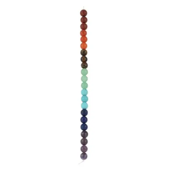 Rainbow Mixed Stone Round Beads, 7.5mm by Bead Landing&trade; {4}