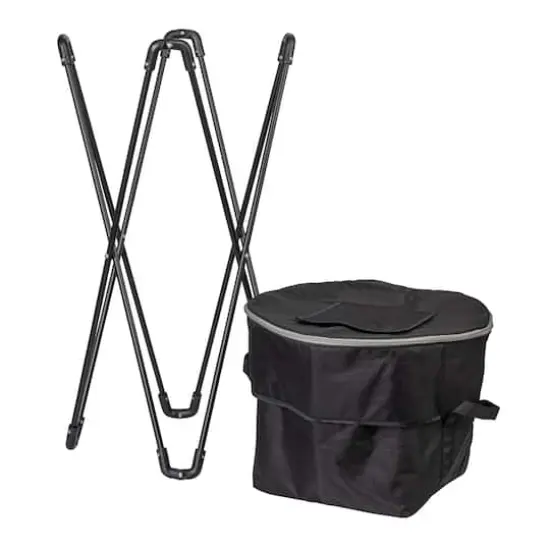 Household Essentials 2.75ft. Black Thermal Standing Cooler with Travel Bag {4}