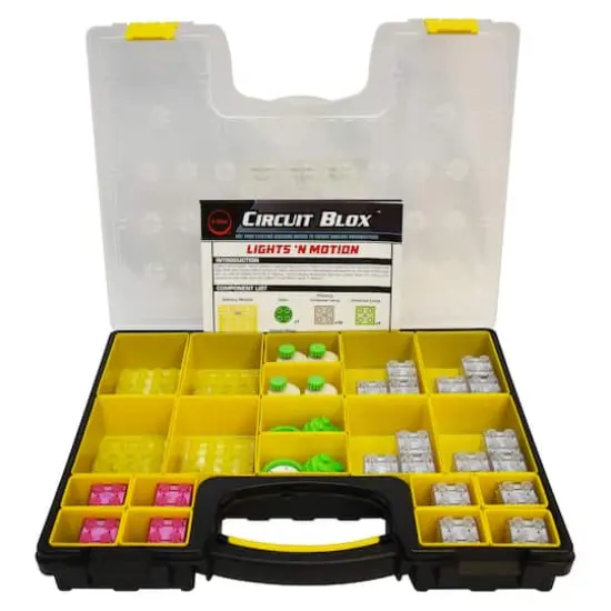 E-Blox&reg; Circuit Blox&trade; Lights 'N Motion Geared Motor Multi-Student Class Set {3}