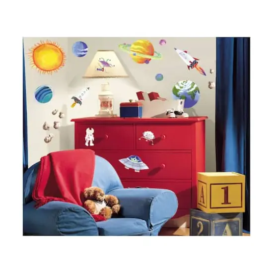 RoomMates Outer Space Wall Decals {4}