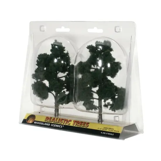 Woodland Scenics&reg; 6'' Dark Green Ready Made Realistic Trees {3}