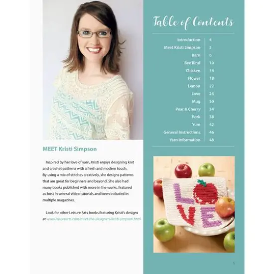 Leisure Arts Yummy Crochet Book {4}