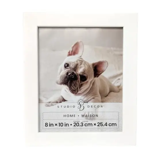Home 8" x 10" White Flat Frame by Studio D&eacute;cor&reg; {1}