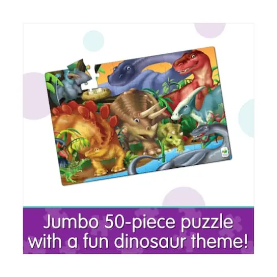Jumbo Floor Puzzle - Dinosaurs: 50 Pcs {5}