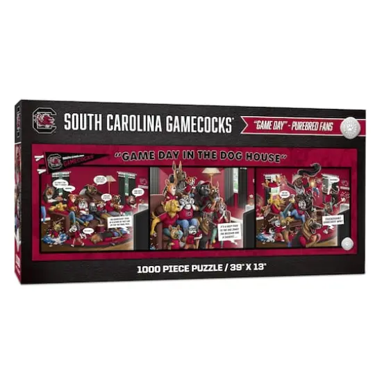 College Game Day in the Dog House 1,000 Piece Puzzle South Carolina Gamecocks {1}