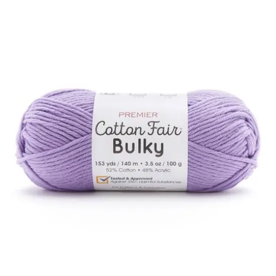 Premier&reg; Cotton Fair&reg; Bulky Solid Yarn Violet {1}