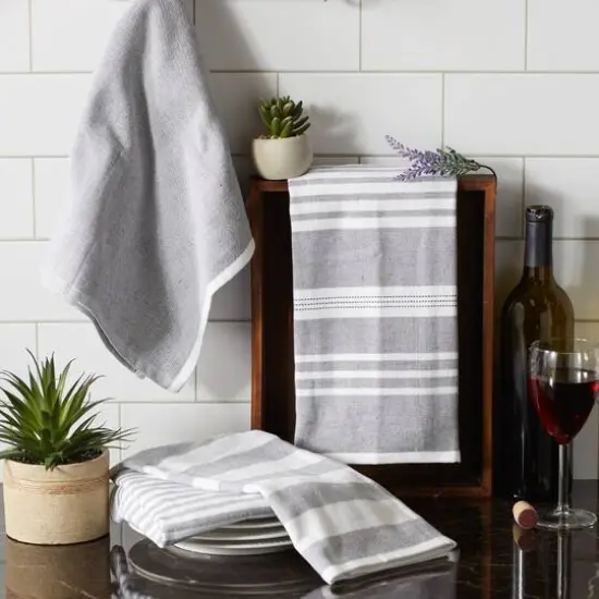 DII&reg; Mineral French Terry Dish Towels, 3ct. {3}