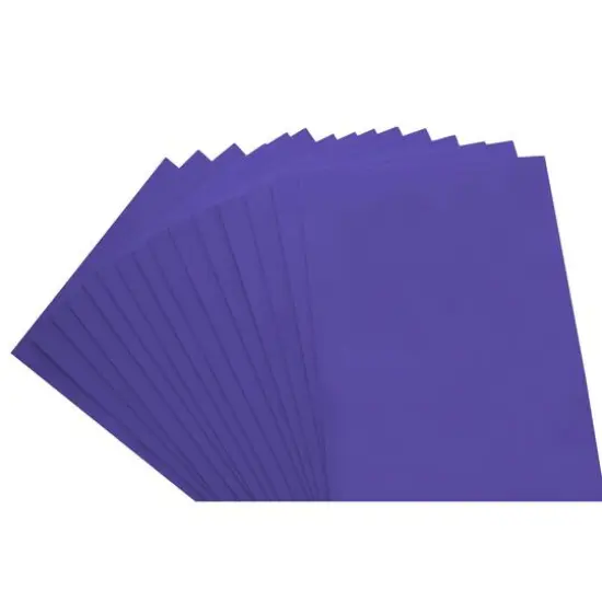 Essentials by Leisure Arts 9" x 12" Foam Sheets, 15ct. Purple {4}
