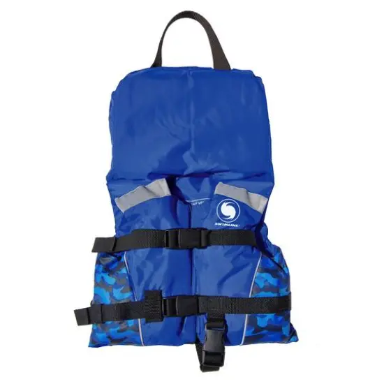 Swim Central 20" Blue Child Infant Life Jacket Vest with Handle {1}