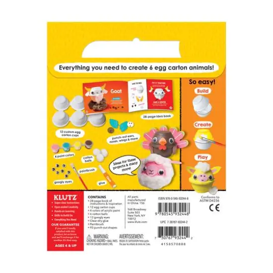 Klutz Jr. My Egg Carton Animals {5}