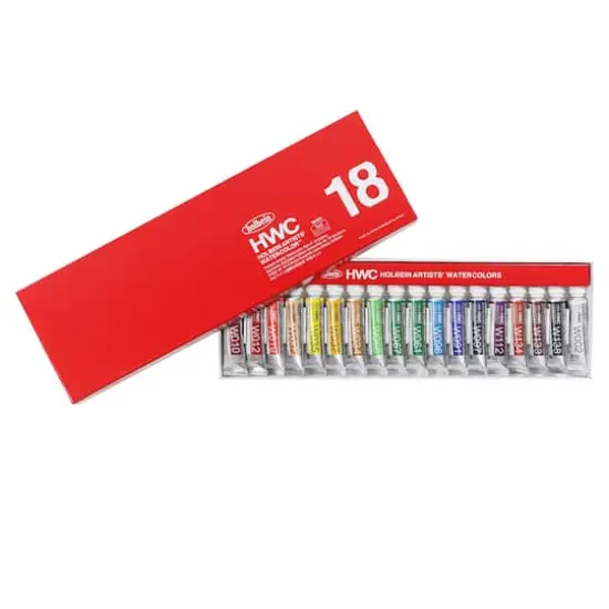 Holbein 18 Color Artist's Watercolor Set {3}