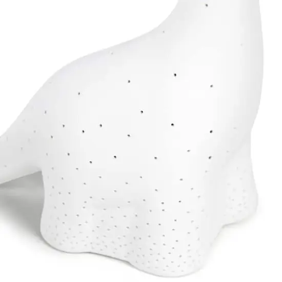 Simple Designs 11" White Porcelain Dinosaur Table Lamp {8}