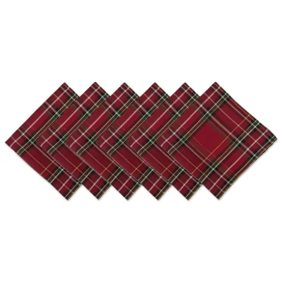 DII&reg; Holiday Metallic Plaid Napkins, 6ct. {1}