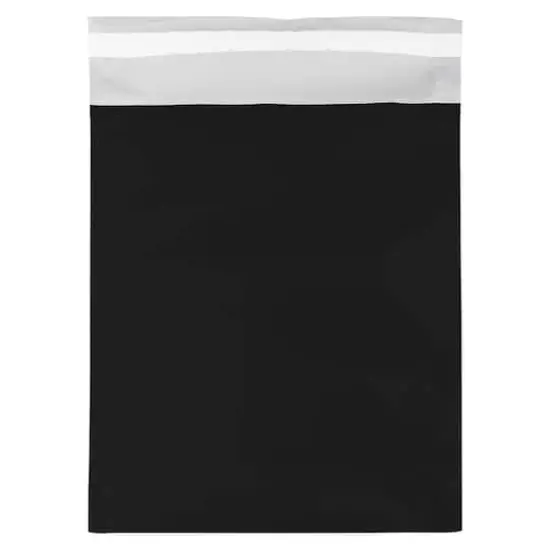 JAM Paper 9" x 12" Black Foil Open End Envelopes, 25ct. {1}