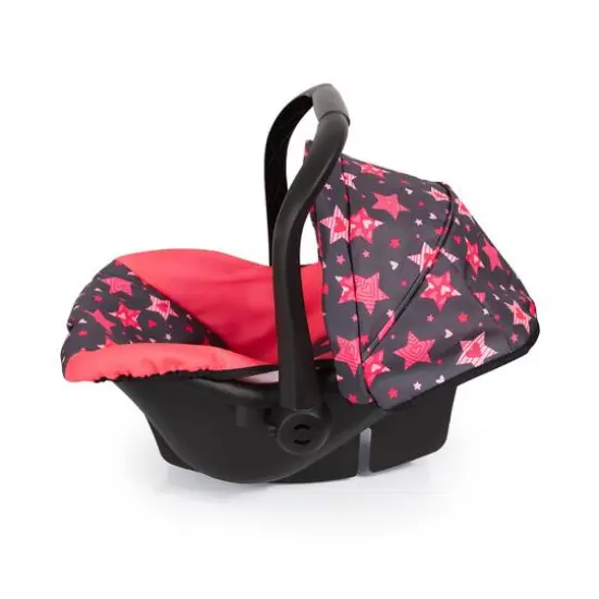 Bayer Design Neo Vario Red Stars Doll Pram & Car Seat Set {3}