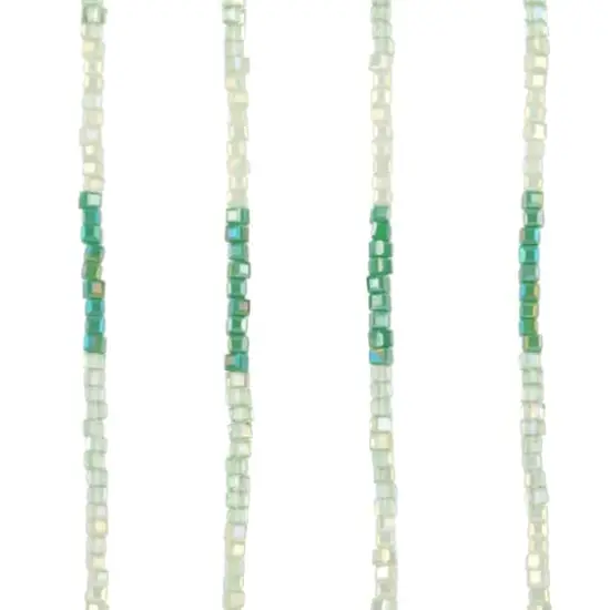 Green Ombre Faceted Glass Cube Beads, 2mm by Bead Landing&trade; {1}