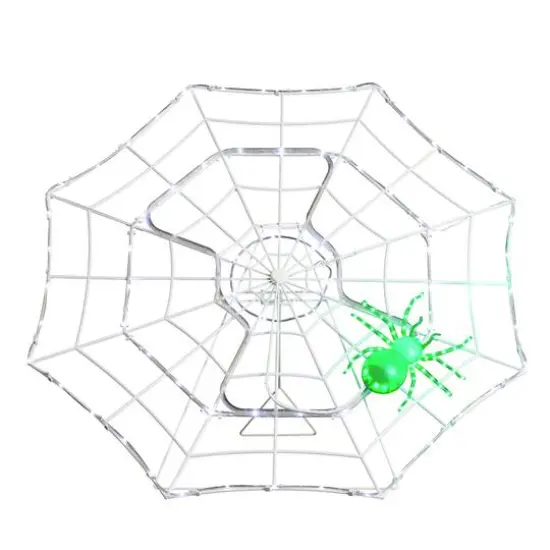 Mr. Halloween 4ft. Outdoor Animated Spider Web {1}