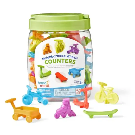 Hand2mind&reg; Neighborhood Wheels Counters {1}