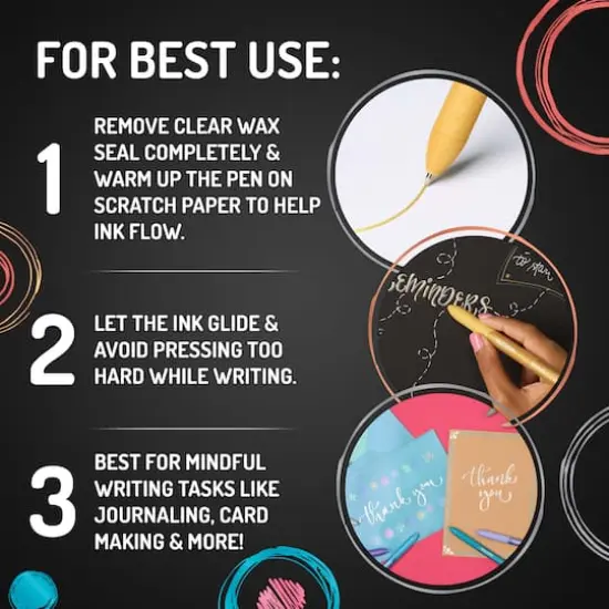 Paper Mate&reg; InkJoy&reg; Metallic Retractable 0.8mm Gel Pen 3 Color Set {8}