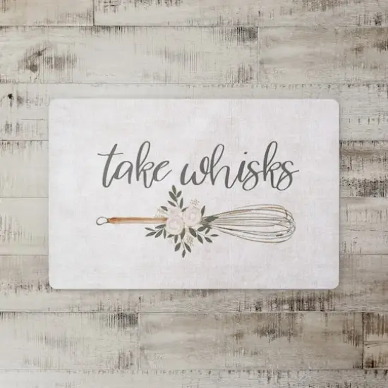 Take Whisks 27" x 18" Floor Mat {3}
