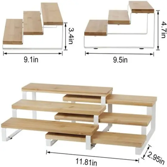 NEX&trade; 3-Tier Cabinet Shelf Organizer Set {3}