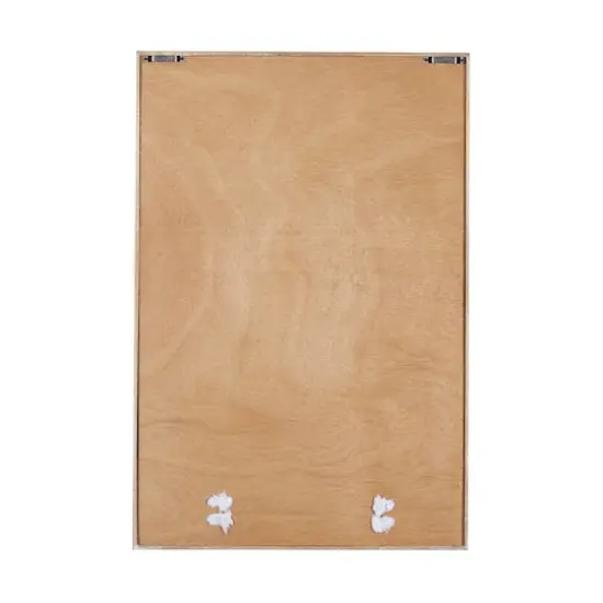 Blue Wood Farmhouse Wall Decor 24" x 16" x 2" {3}