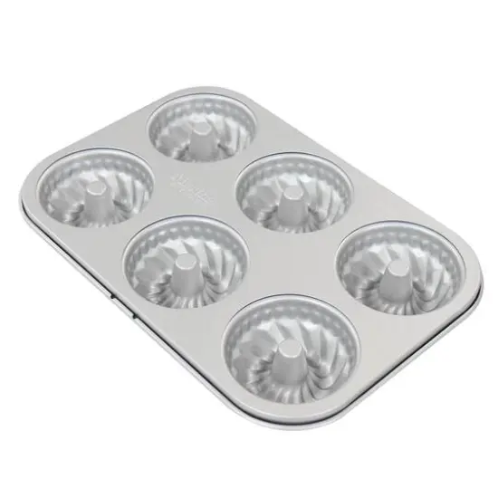 Martha Stewart 6-Cup Carbon Steel Doughnut Pan {5}