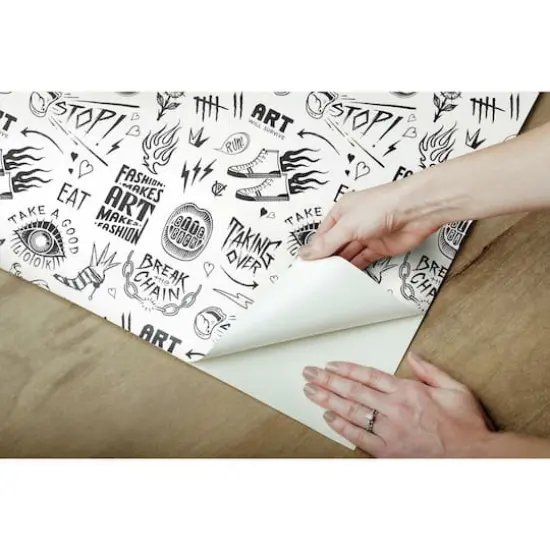 RoomMates Disney&reg; Cruella Graffiti Peel & Stick Wallpaper {9}