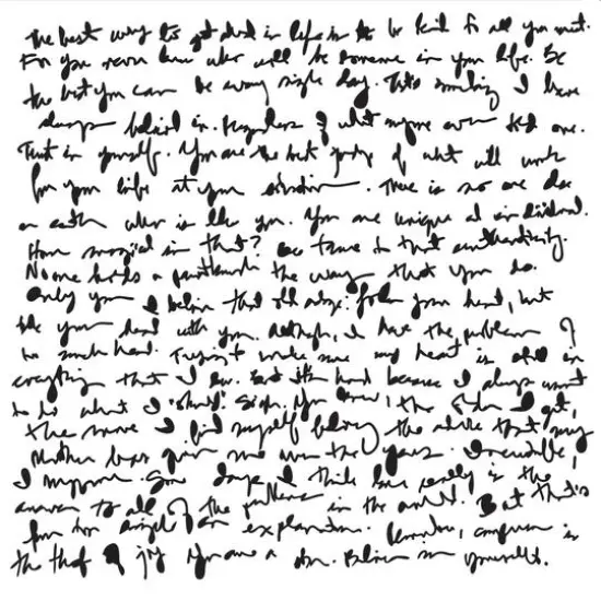 The Crafter's Workshop Mini Believe Script Stencil, 6" x 6" {1}