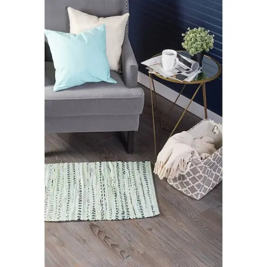 DII&reg; Multi Mint Rag Rug, 20" x 31.5" {6}